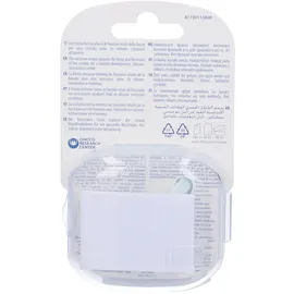 Chicco PhysioForma Luxe Silikon Schnuller, 2-6M, Blau,weich und sanft, unterstützt die physiologische Atmung und fördert die richtige Entwicklung des Mundes, 1 Stück, Kind