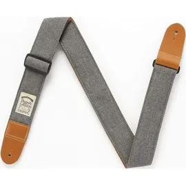 IBANEZ Designer Collection Guitar Strap Charcoal Gray Denim (DCS50D-CGY)