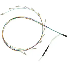 Act 200 meter Multimode 50/125 OM3 indoor/outdoor cable 12 fibers with LC connectors Rl4620