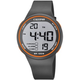 Calypso Herren Digital Gesteppte Daunenjacke Uhr mit Kunststoff Armband K5795/4