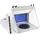 Wiltec Absauganlage Set 4 m3/min, 52 dB, grau