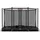 Berg Toys Trampolin Ultim Favorit InGround 410 x 250 cm inkl. Sicherheitsnetz Grau