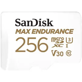 SanDisk Max Endurance microSD Class 10 UHS-I V30 + SD-Adapter 256 GB