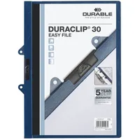 Durable Duraclip 30 Easy File, abheftbar, Hartfolie, bis 30