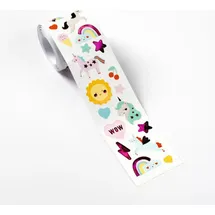 Folia Stickerrolle Unicorn 4 m mehrfarbig