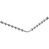 Keuco Plan 14939171200 Eck Dusche 120x120cm, Aluminium silber eloxiert