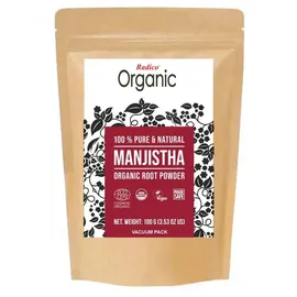 Radico Bio Manjistha Wurzelpulver Haarkur Pulver 100 g