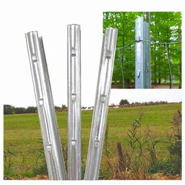 Trutzholm Zaunpfosten 20 x 215 cm Verzinkt Grau/Silber