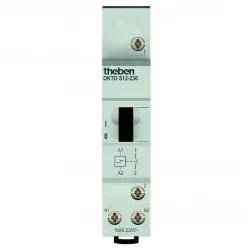 Theben OKTO S12-230 REG Stromstoßschalter, elektromechanisch, 1 Schließer, 230 V, LED bis 200 W, 0 W Stand-by-Verbrauch