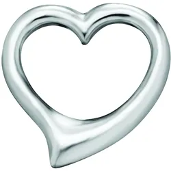 Ketten-Anhänger ONE ELEMENT "Herz Herz Anhänger aus 925 Silber", silber, Schmuckanhänger, Damen, Silber 925 (Sterlingsilber), ein Hauch von Luxus für den Alltag