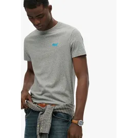 Superdry ESSENTIAL LOGO EMB TEE grau/blau XXL