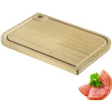 Westmark Schneidebrett Bambus – hochwertige Schneideunterlage mit Saftrille, Küchenbrett aus Holz zum einfachen Schneiden von Lebensmitteln – Bambus, 40 x 29 cm