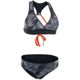 ION Bikini Damen Schwarz/Flowers M