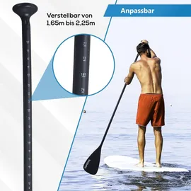 24move Doppelpaddel 230 cm schwarz