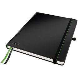 LEITZ Complete Notizbuch, schwarz,  iPad Größe, kariert, 80 Blatt