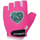 Chiba Cool Kids - Kinder Radhandschuhe neonpink