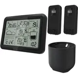 digi-tech gmbh Miraval Design Funk-Wetterstation Schwarz
