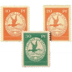 Die ersten Flugpostmarken des Deutschen Kaiserreichs