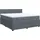 vidaXL Boxspringbett mit Matratze Dunkelgrau 200x200 cm Samt