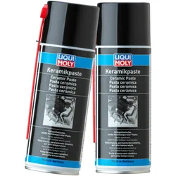 2x 400ml Liqui Moly Keramikpaste Sprühfett Schmiermittel Montagepaste Spray:
