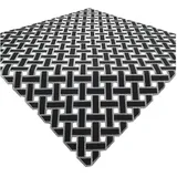 Brilliant Tischdecke Bestickt / 85x85cm / Mitteldecke / TW-181463-1, Bestickt