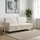 vidaXL Sofa mit Stauraum Creme 192 x 78 x 87 cm Polyester