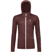 Ortovox Fleece Hoodie winetasting rot L