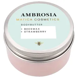 Matica Cosmetics Bodybutter AMBROSIA – Erdbeere 