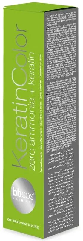 BBcos Keratin Color Hair Dye 7/72 haselnuss 100ml