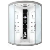 AcquaVapore Dusche Duschkabine D26-EH-EC-EA Duschtempel Sauna 130x130 cm MIT 2K Scheiben Versiegelung