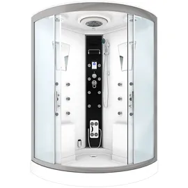 AcquaVapore Dusche Duschkabine D26-EH-EC-EA Duschtempel Sauna 130x130 cm MIT 2K Scheiben Versiegelung