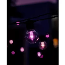 Philips Lichterkette Kunststoff 21 m 30 Birnen schwarz