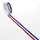 Deko AS GmbH Dekoband Polyester blau/rot/weiß 25 m x 2,5 cm