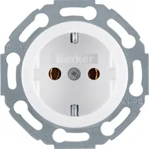 Berker Schuko-Steckdose Unterputz polarweiß glänzend 1 St.