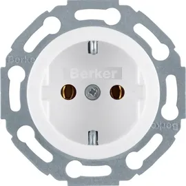Berker Schuko-Steckdose Unterputz polarweiß glänzend 1 St.