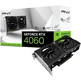 PNY GeForce RTX 4060 Verto Dual Fan 8 GB GDDR6 VCG40608DFXPB1