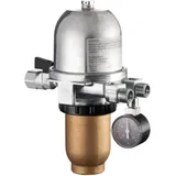 OVENTROP TOC-Duo-3 Entlüfter G 3/8 IG x G 3/8 AG mit Manometer 5-20 my