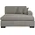 Home Affaire Sofaelement HOME AFFAIRE "Skara XXL", beige (dunkelbeige), B:140cm H:86cm T:190cm, 100% Polyester, Polsterelemente, Modul XXL - zum eigenen Zusammenstellen, Armlehne links/rechts wählbar