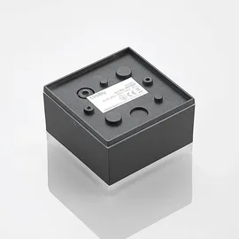 LINDBY Mathea LED-Außen-Deckenleuchte, eckig