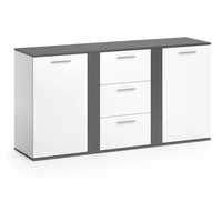 Vicco Sideboard Novelli, weiß sonoma Kommode Anrichte Schrank 2
