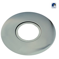 Rutec Deko-Lochblende Ø 18.6cm / Innen-Ø 6.9cm, für Einbau-Strahler, mit 2 Verlängerungs-Federschuhen, Stahl, eisen gebürstet RU-55495