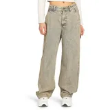 Element Workerjeans "Carpenter Denim", Damen, Gr. 30(XL), beige (bleach tint), Obermaterial: 70% Baumwolle, 30% Baumwolle., Jeans