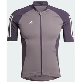 adidas Essentials 3-Streifen Radtrikot Charcoal XL