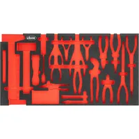 VIGOR Weichschaumeinlage, leer, V5638N-L