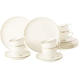 SELTMANN WEIDEN Savona Kaffeeservice 18-tlg. Goldlinie