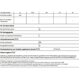 AEG RDB424E1AW Kühl-Gefrierkombination (206 l, 1434 mm hoch, Weiß)