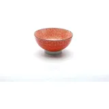 CreaTable 4er-Set CreaTable Müslischale Mediterran 440 ml Steinzeug Rot