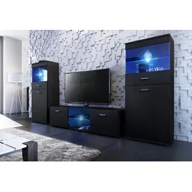 borchardt Möbel Wohnwand »Scala«, schwarz