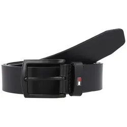 Tommy Hilfiger Denton Matte Gürtel Leder black 80 cm