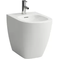 Laufen LUA Standbidet, mit Überlauf, 1 Hahnloch, 360x520mm, Eckventile